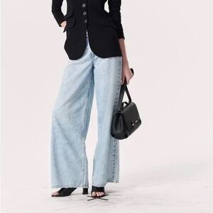 Rag & Bone featherweight sofie wide-leg jeans in bellport